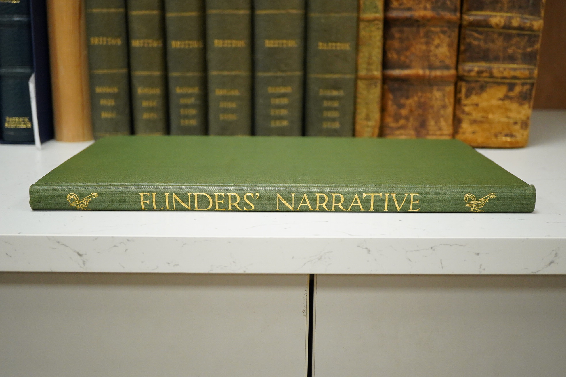 Flinders, Matthew - Narrative of his Voyage in the Schooner Francis: 1798. Preceded and followed by notes on Flinders, Bass, the Wreck of the Sidney Cove, & c. By Geoffrey Rawson. With engravings by John Buckland Wright.